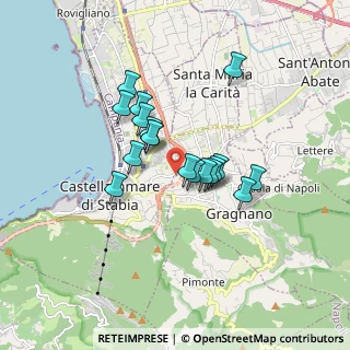 Mappa Via Cupa Varano, 80054 Gragnano NA, Italia (1.38111)