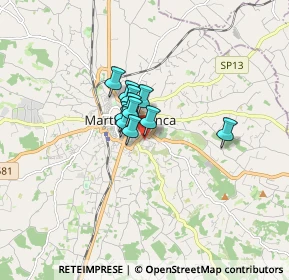 Mappa Via Maria D'Enghien, 74015 Martina Franca TA, Italia (0.89)