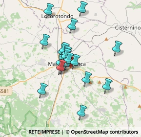 Mappa Via Maria D'Enghien, 74015 Martina Franca TA, Italia (2.8945)