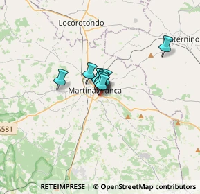 Mappa Via Maria D'Enghien, 74015 Martina Franca TA, Italia (1.37818)