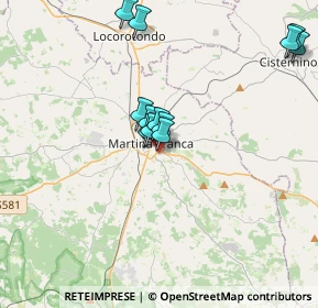 Mappa Via Maria D'Enghien, 74015 Martina Franca TA, Italia (3.64)