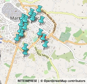 Mappa Via Maria D'Enghien, 74015 Martina Franca TA, Italia (0.5255)