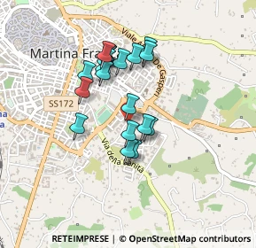 Mappa Via Maria D'Enghien, 74015 Martina Franca TA, Italia (0.3835)