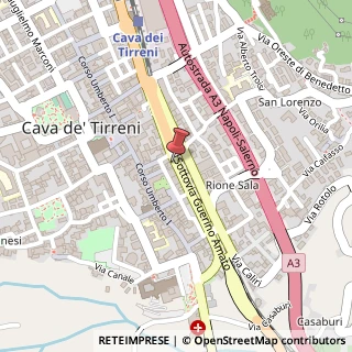 Mappa Corso Principe Amedeo, 183, 84013 Cava de' Tirreni, Salerno (Campania)