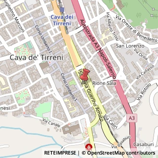 Mappa Corso Principe Amedeo, 233, 84013 Cava de' Tirreni, Salerno (Campania)