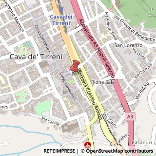 Mappa Via Osvaldo Galione 23 nei pressi di In Vino Veritas,vicolo su corso di, 84013 Cava de' Tirreni SA, Italia, 84013 Cava de' Tirreni, Salerno (Campania)