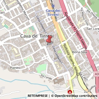 Mappa Via Alfonso Balzico, 24, 84013 Cava de' Tirreni, Salerno (Campania)