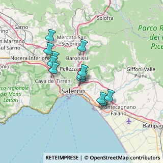 Mappa Via Epipoli, 84135 Salerno SA, Italia (6.18)