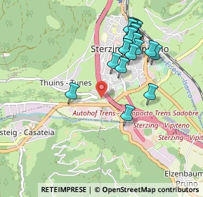 Mappa Via Giovo, 39049 Vipiteno BZ, Italia (0.933)