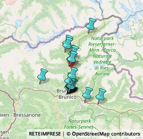 Mappa Via Unterwalburgen, 39032 Campo Tures BZ, Italia (9.70895)