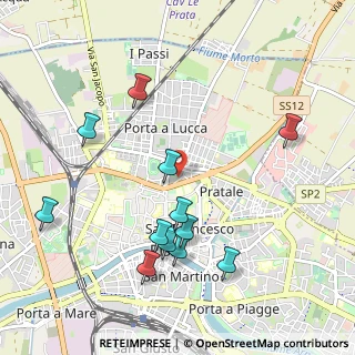 Mappa Via Marche, 56123 Pisa PI, Italia (1.10333)