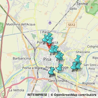 Mappa Via Marche, 56123 Pisa PI, Italia (1.79)