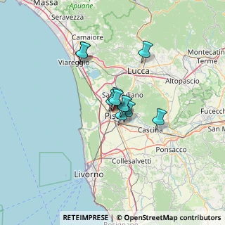 Mappa Via Marche, 56123 Pisa PI, Italia (7.90818)