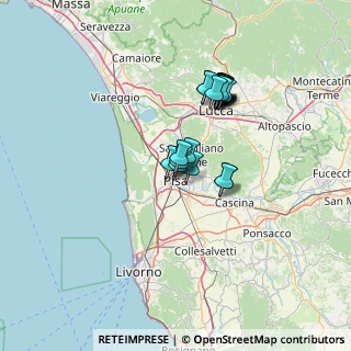 Mappa Via Marche, 56123 Pisa PI, Italia (10.7065)