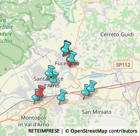 Mappa Viale Antonio Gramsci, 50054 Fucecchio FI, Italia (3.09091)