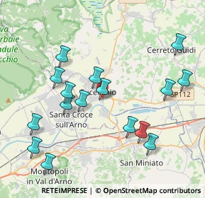 Mappa Viale Antonio Gramsci, 50054 Fucecchio FI, Italia (4.3875)