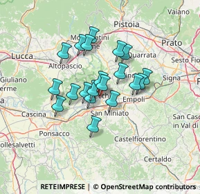 Mappa Viale Antonio Gramsci, 50054 Fucecchio FI, Italia (10.2285)