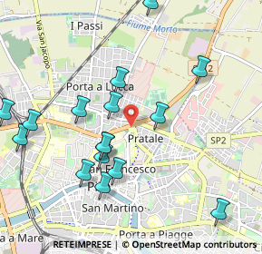 Mappa Largo S. Zeno, 56127 Pisa PI, Italia (1.12188)