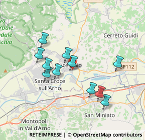 Mappa Piazza Aldo Moro, 50054 Fucecchio FI, Italia (3.33727)