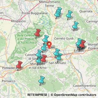 Mappa Piazza Aldo Moro, 50054 Fucecchio FI, Italia (8.932)