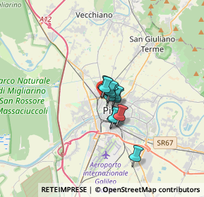 Mappa Via Giovanni Battista Niccolini, 56122 Pisa PI, Italia (1.61273)