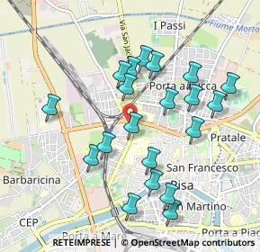 Mappa Via Giovanni Battista Niccolini, 56122 Pisa PI, Italia (0.956)