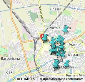 Mappa Via Vecchia di Barbaricina, 56122 Pisa PI, Italia (0.9245)