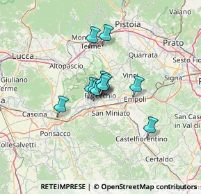 Mappa Via della Concia, 50054 Fucecchio FI, Italia (8.08273)