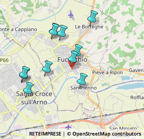 Mappa Via della Concia, 50054 Fucecchio FI, Italia (1.86909)