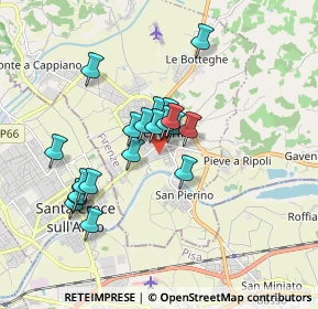 Mappa Via della Concia, 50054 Fucecchio FI, Italia (1.49)