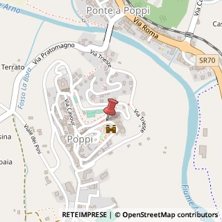 Mappa Via Mino da Poppi, 33, 52014 Poppi, Arezzo (Toscana)