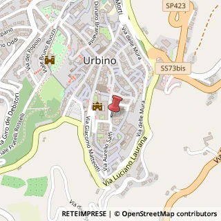 Mappa Piazza Rinascimento, 6, 61029 Urbino, Pesaro e Urbino (Marche)