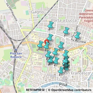 Mappa Via Contessa Matilde, 56123 Pisa PI, Italia (0.4835)