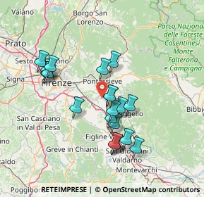 Mappa 50067 Rignano sull'Arno FI, Italia (13.3755)
