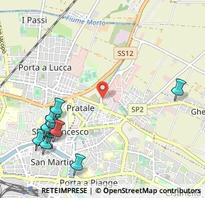Mappa Via Ippolito Pindemonte, 56127 Pisa PI, Italia (1.37909)
