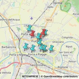 Mappa Via Ippolito Pindemonte, 56127 Pisa PI, Italia (1.21833)