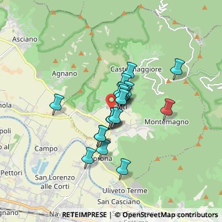 Mappa Via della Salita, 56011 Calci PI, Italia (1.247)