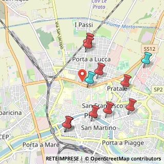 Mappa Via Antonio Rosmini, 56123 Pisa PI, Italia (1.07273)