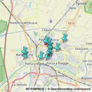 Mappa Via Antonio Rosmini, 56123 Pisa PI, Italia (1.20667)