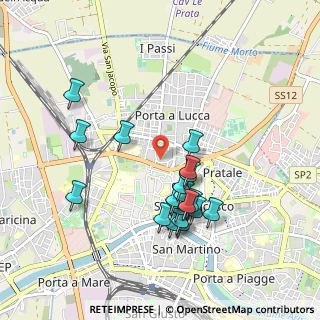 Mappa Via Santo Stefano, 56123 Pisa PI, Italia (0.9105)