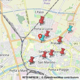 Mappa Via Santo Stefano, 56123 Pisa PI, Italia (1.04091)