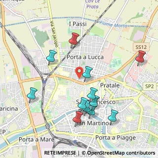 Mappa Via Santo Stefano, 56123 Pisa PI, Italia (1.08417)