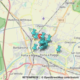 Mappa Via Santo Stefano, 56123 Pisa PI, Italia (1.02286)