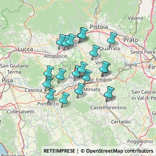 Mappa C.C. Coop, 50054 Fucecchio FI, Italia (12.492)