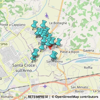 Mappa Via C. A. dalla Chiesa, 50054 Fucecchio FI, Italia (1.163)