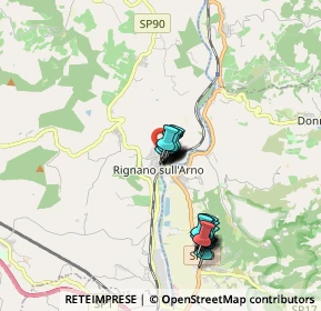 Mappa Via Palmiro Togliatti, 50067 Rignano sull'Arno FI, Italia (1.432)
