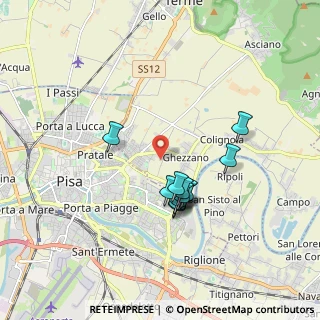 Mappa Via G. Cavalcanti, 56017 San Giuliano Terme PI, Italia (1.565)