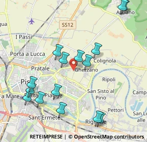 Mappa Via G. Cavalcanti, 56017 San Giuliano Terme PI, Italia (2.32)