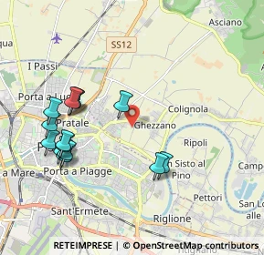 Mappa Via G. Cavalcanti, 56017 San Giuliano Terme PI, Italia (2.13786)