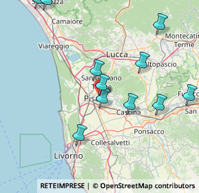 Mappa Via G. Cavalcanti, 56017 San Giuliano Terme PI, Italia (17.62)